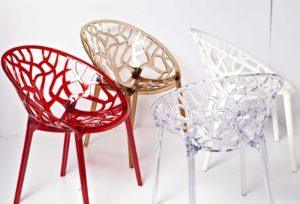 Декоративные элементы пластикового кресла